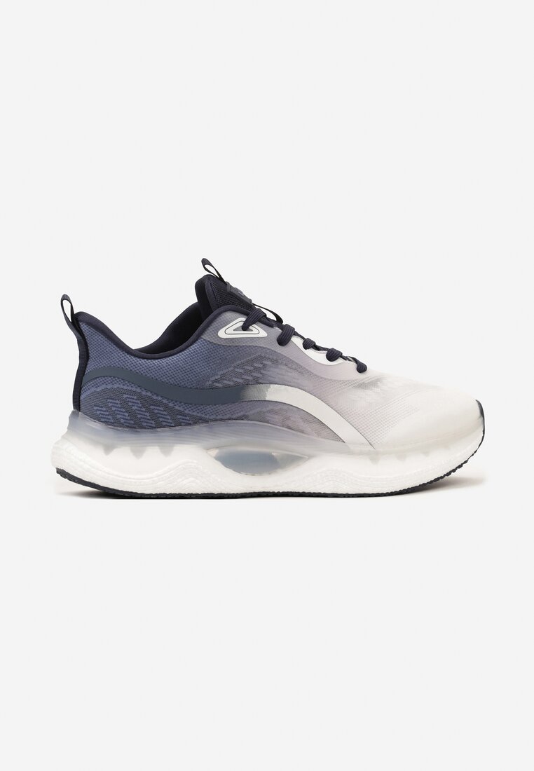 Pantofi sport Alb cu bleumarin