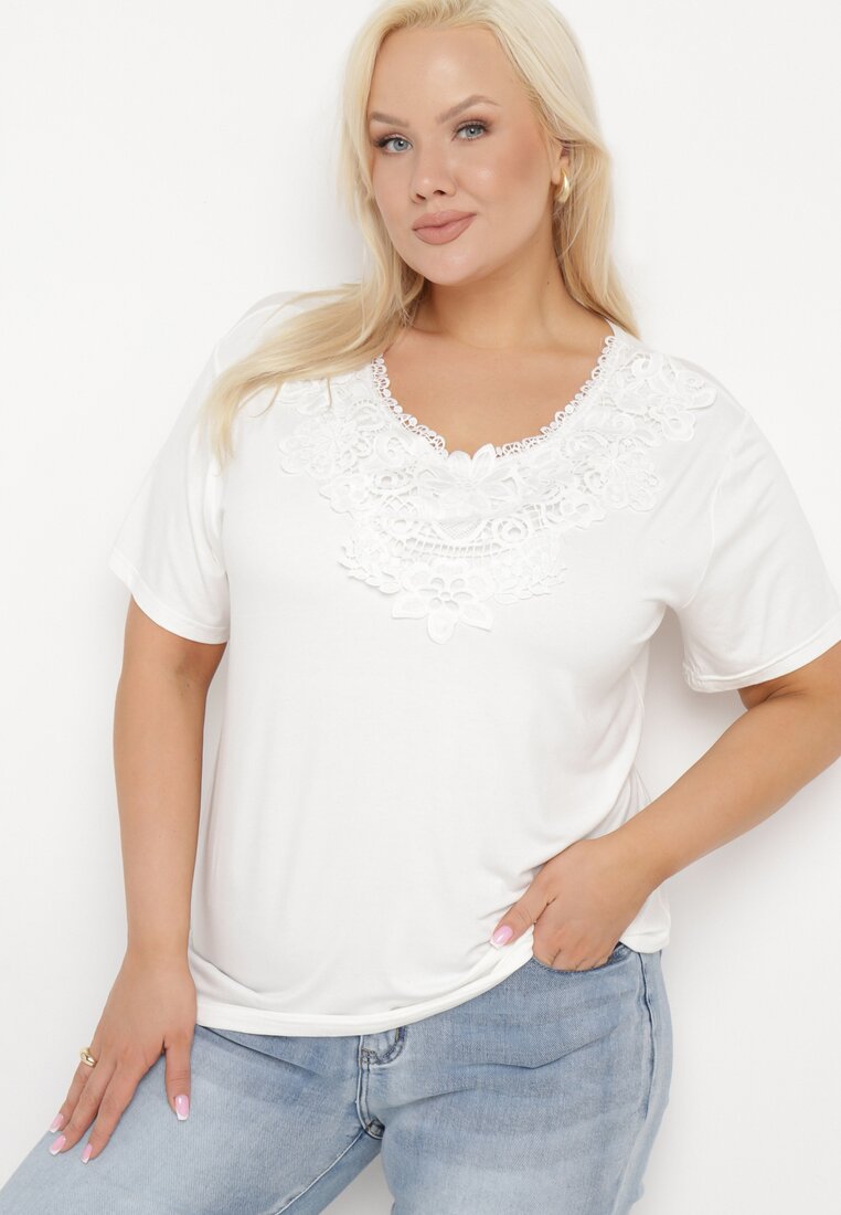 T-shirt Alb
