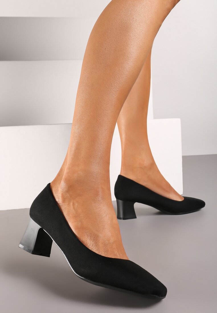 Pantofi cu toc Negri