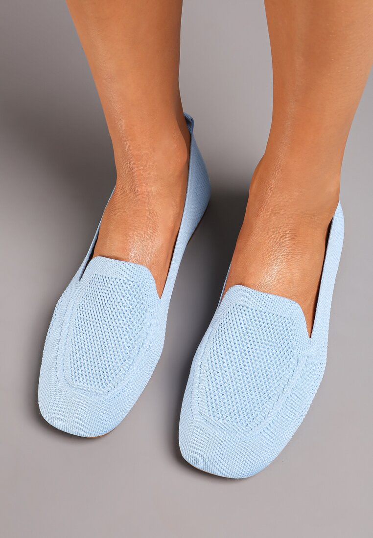 Mocasini Albastru deschis