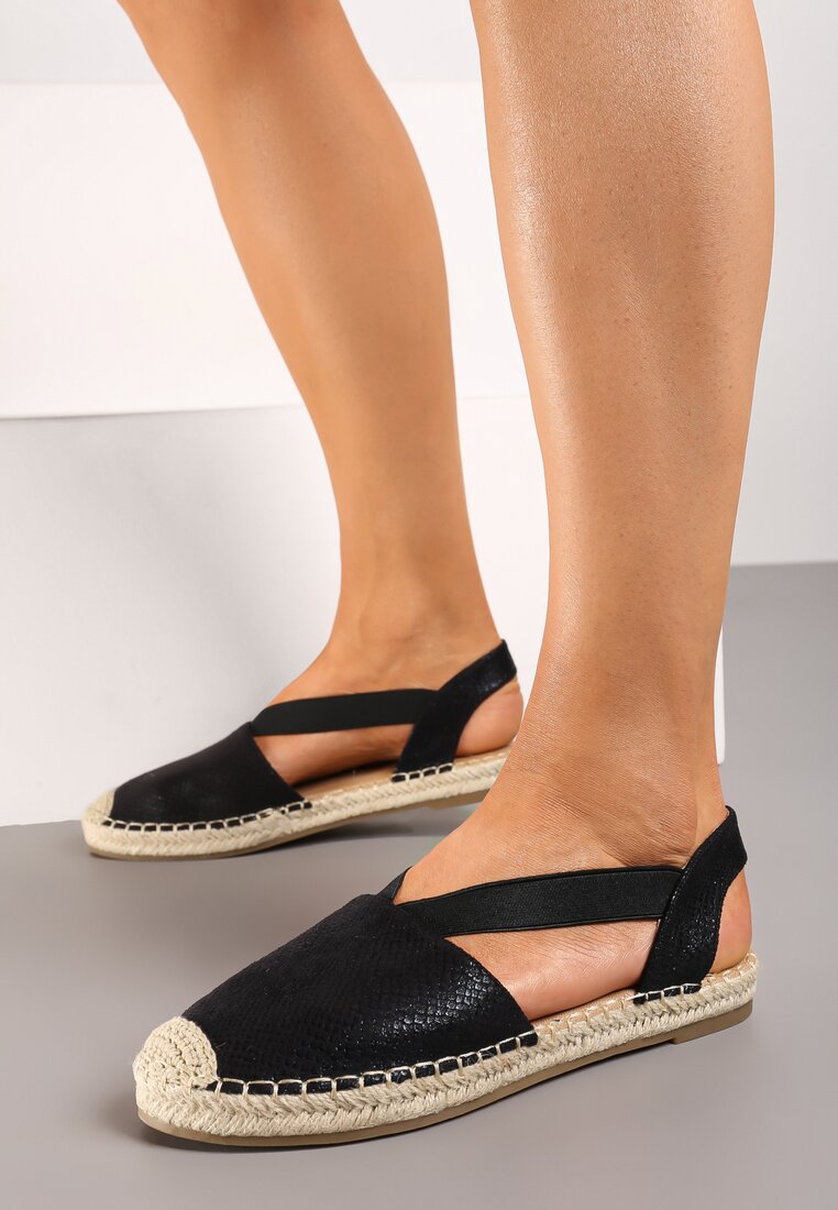 Espadrile Negre