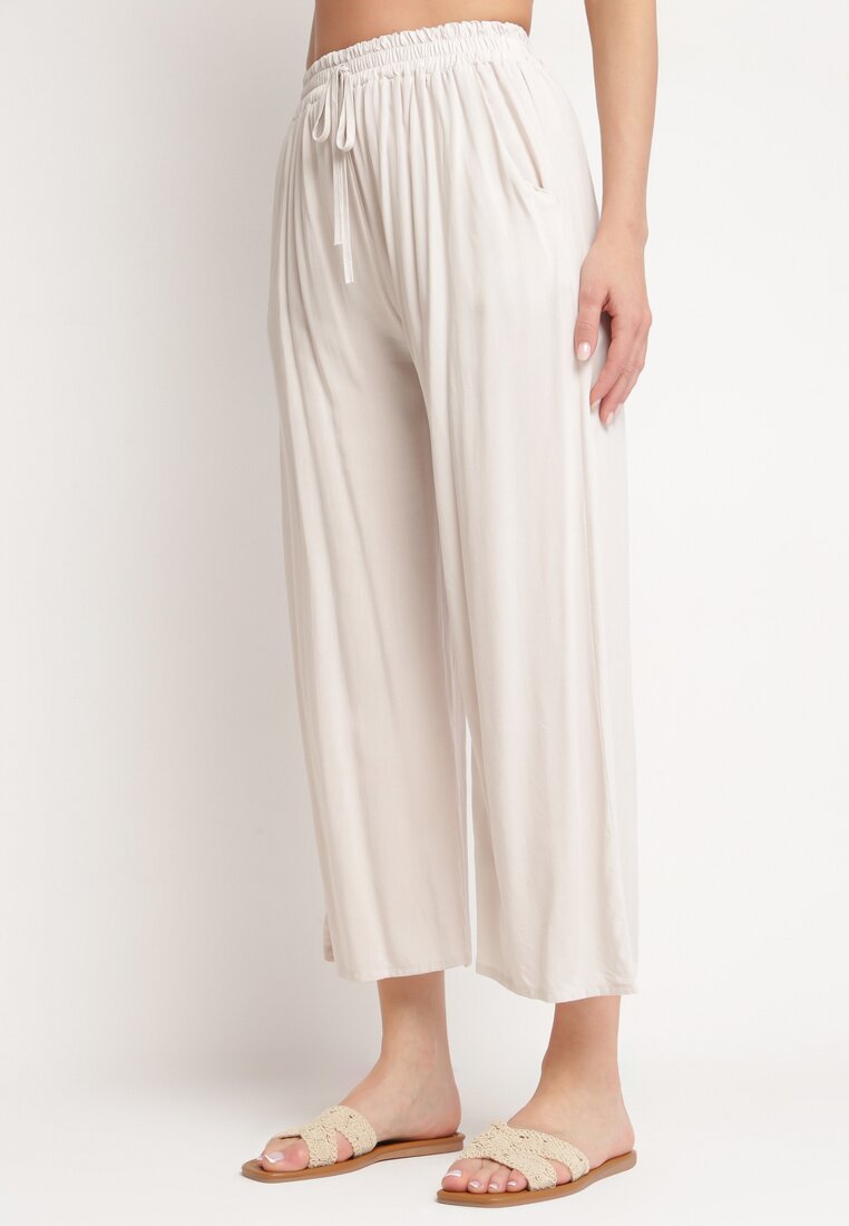 Pantaloni Bej deschis
