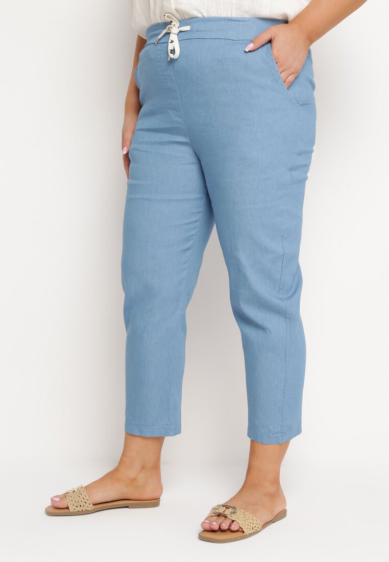 Pantaloni Albastru deschis