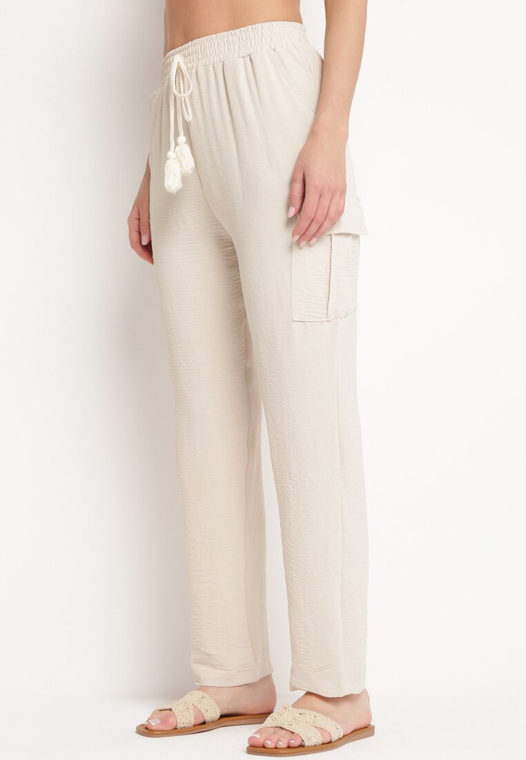 Pantaloni Bej deschis