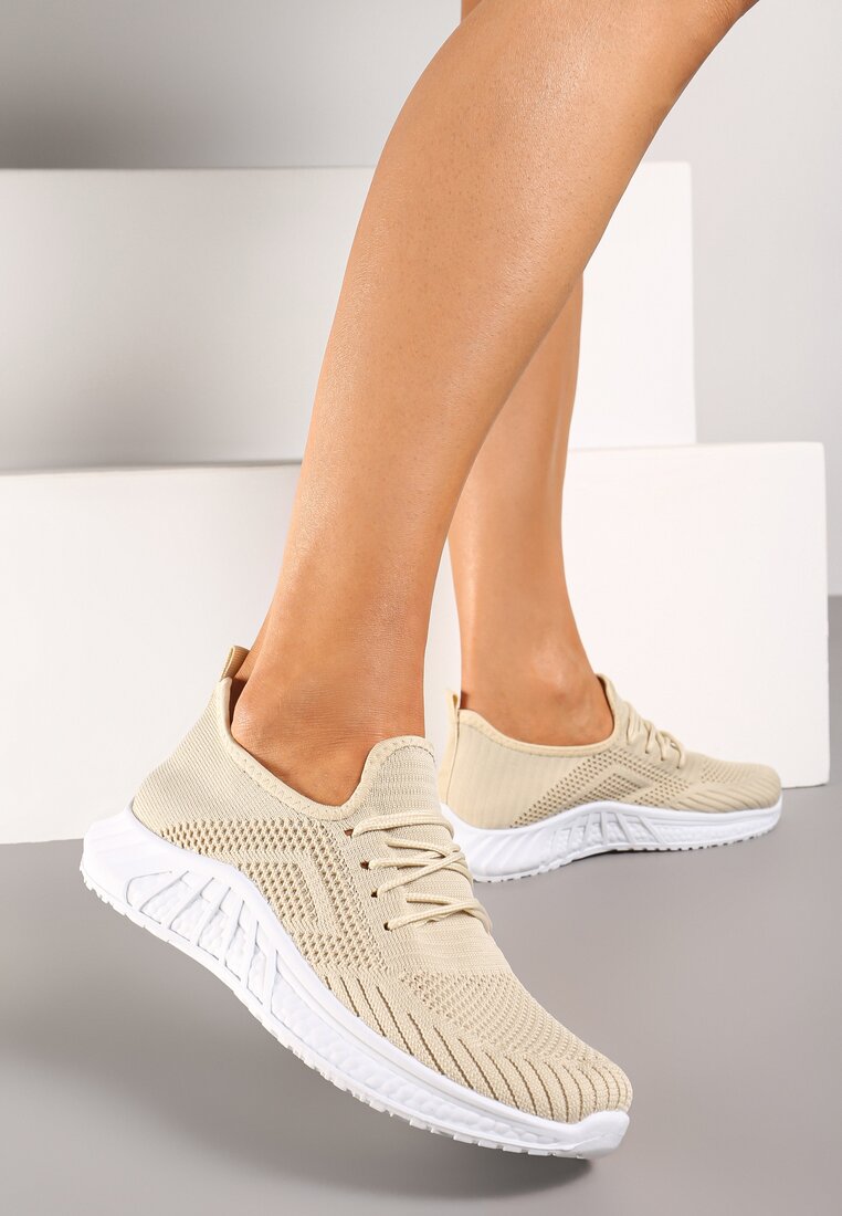 Pantofi sport Bej cu alb