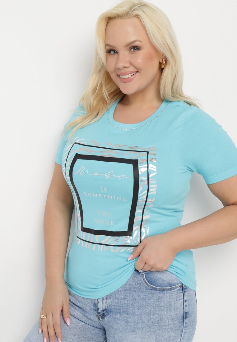 T-shirt Albastru deschis