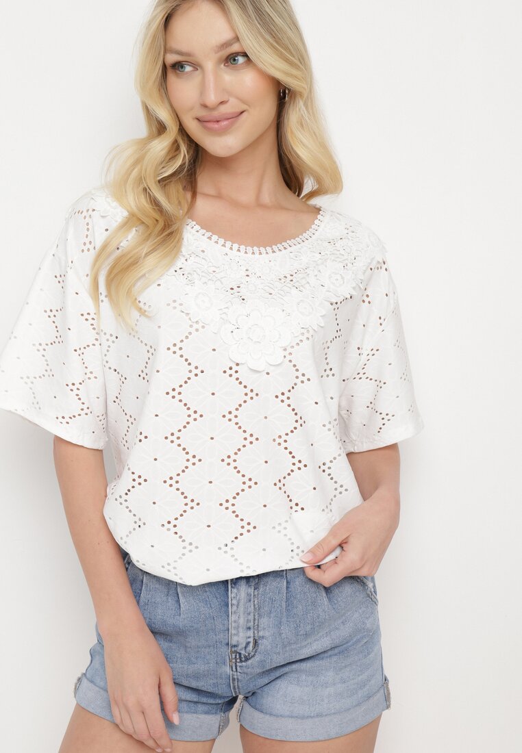 T-shirt Alb