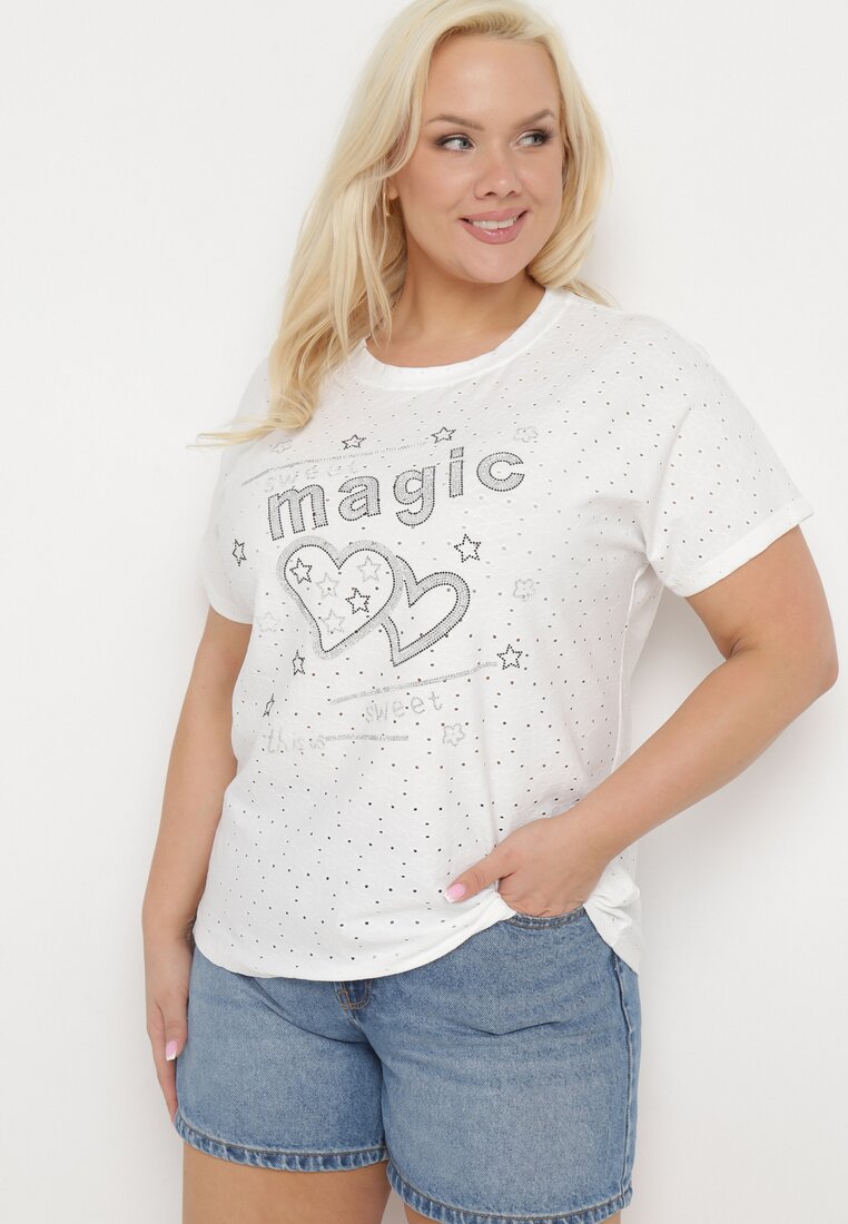 T-shirt Alb