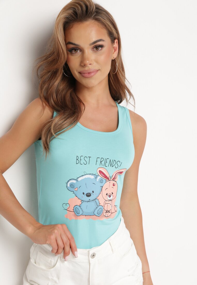 Top Albastru deschis