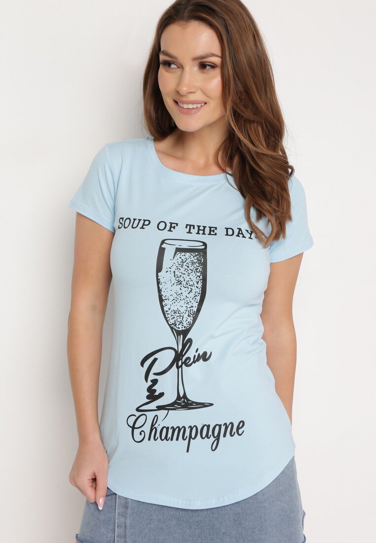 T-shirt Albastru deschis