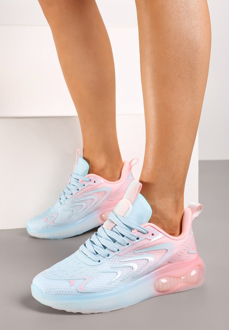 Pantofi sport Albastru cu roz