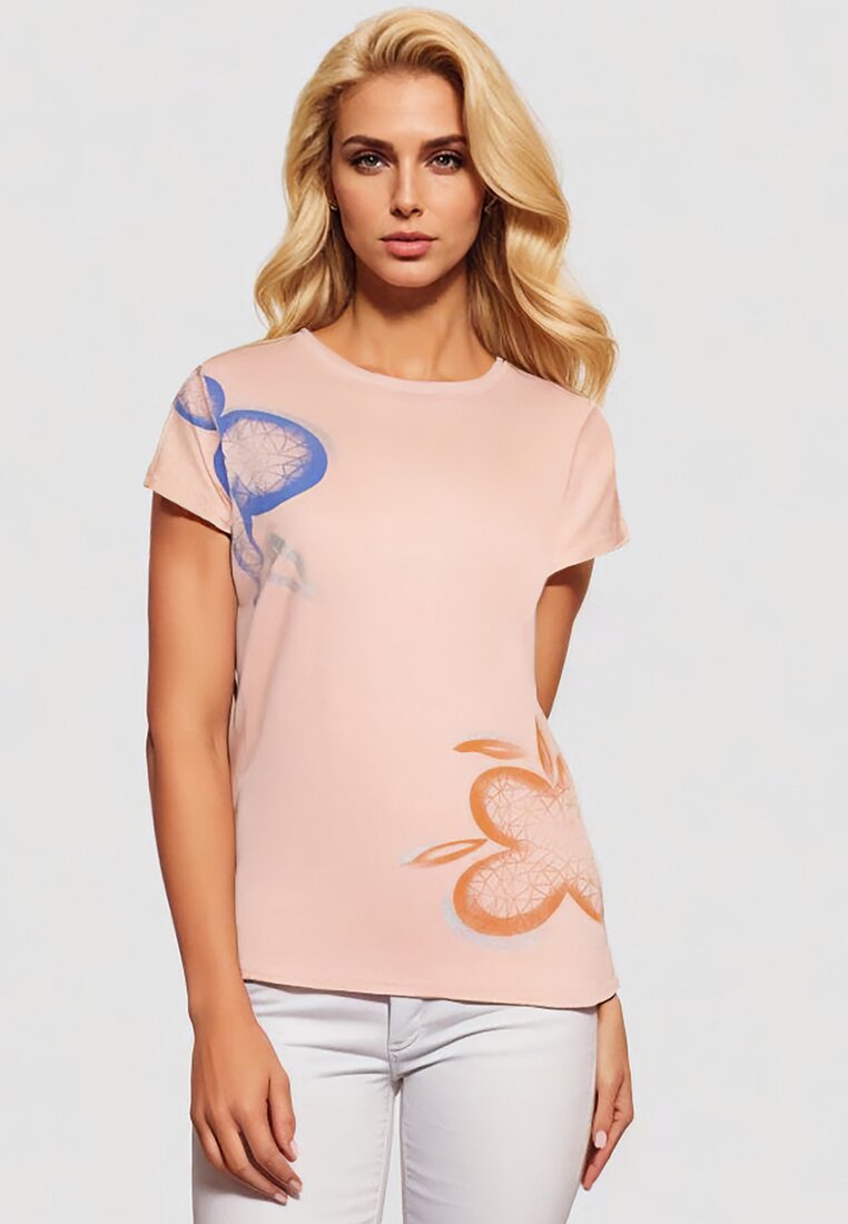 T-shirt Roz deschis