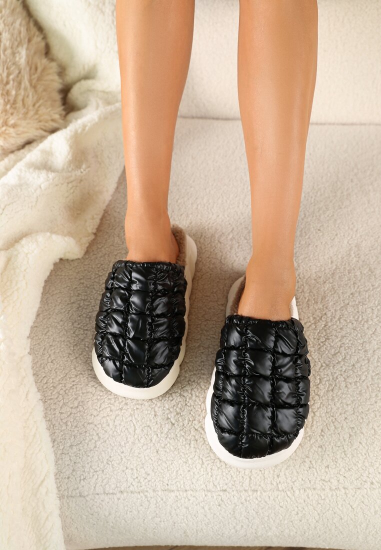 Papuci de casă Negri