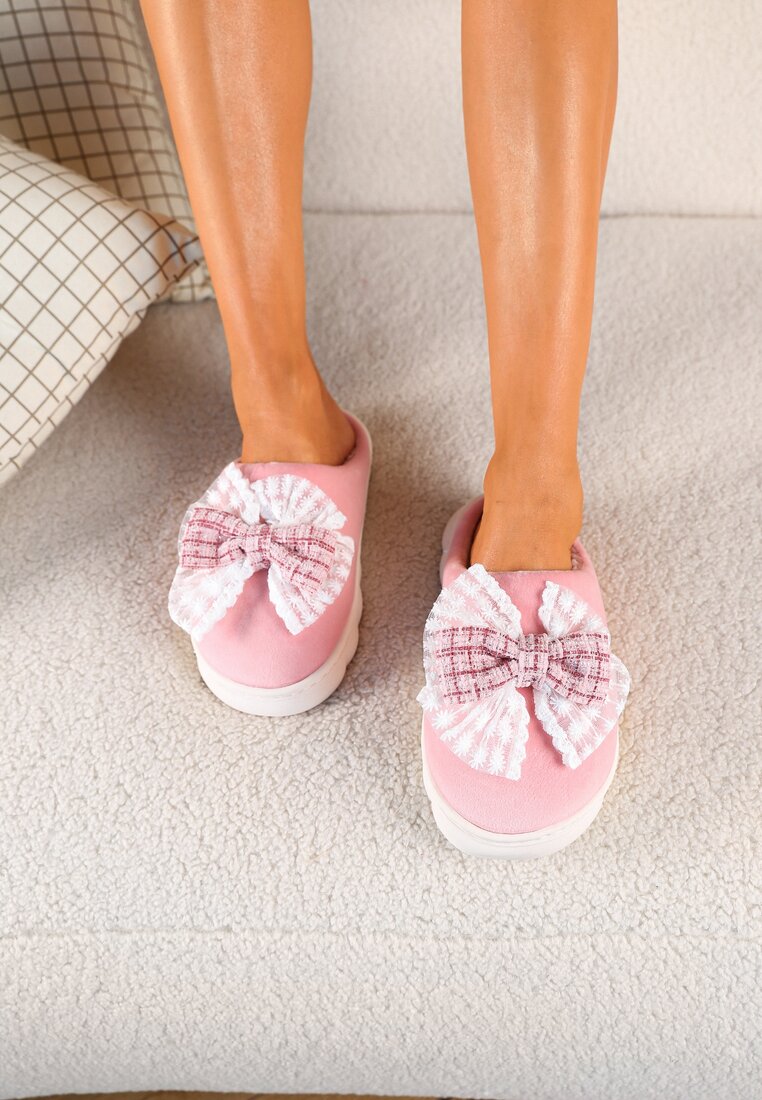 Papuci de casă Roz