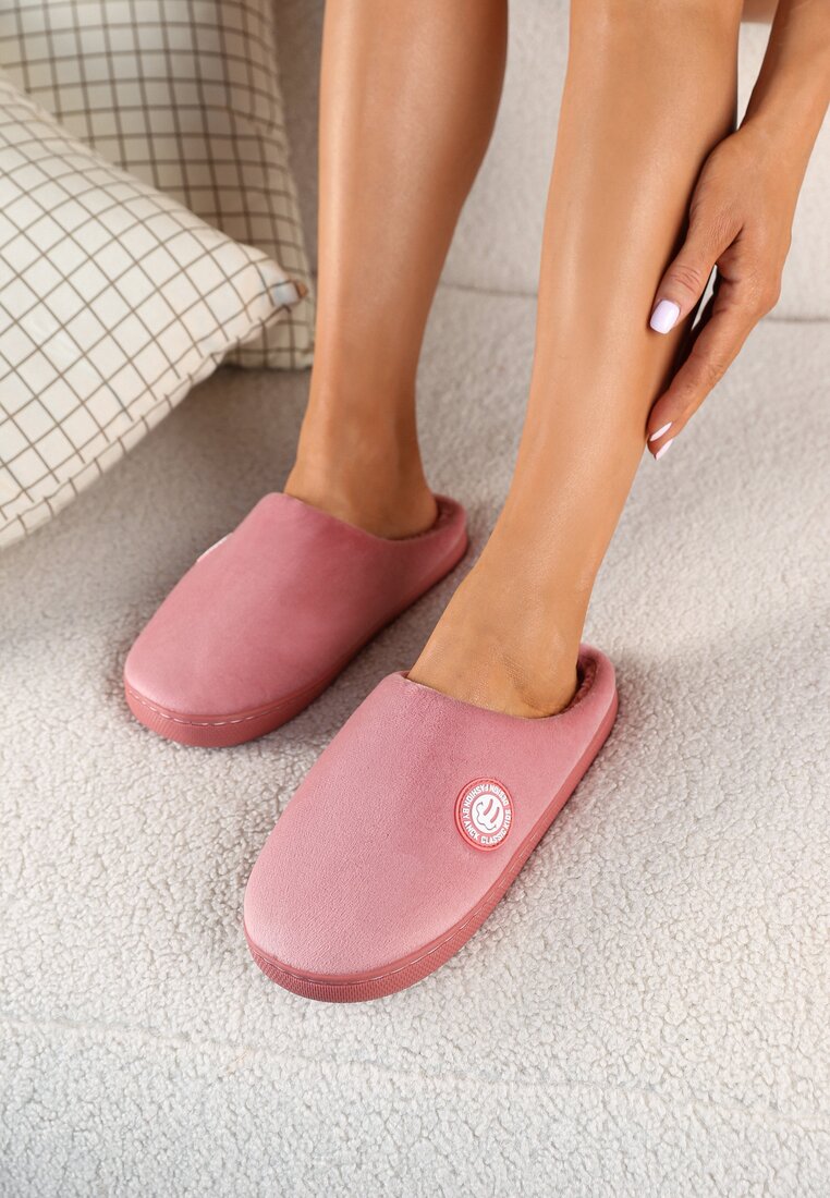 Papuci de casă Roz închis