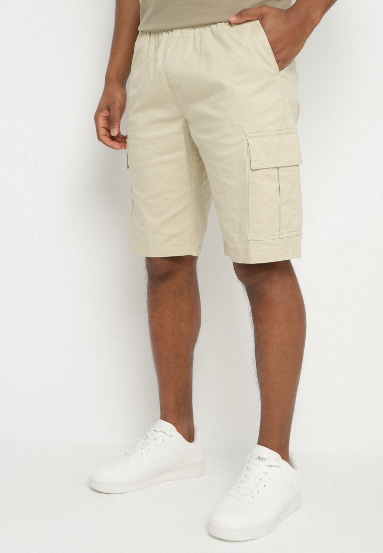 Pantaloni scurți Bej