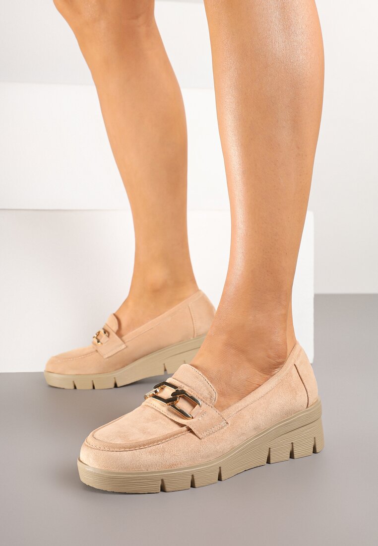 Mocasini Bej