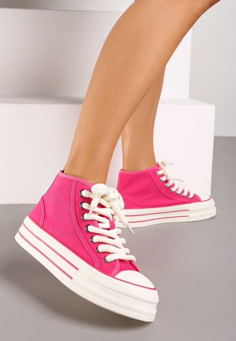 Teniși înalți Fucsia
