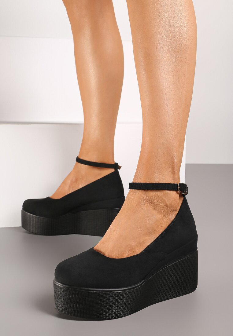 Pantofi cu toc Negri