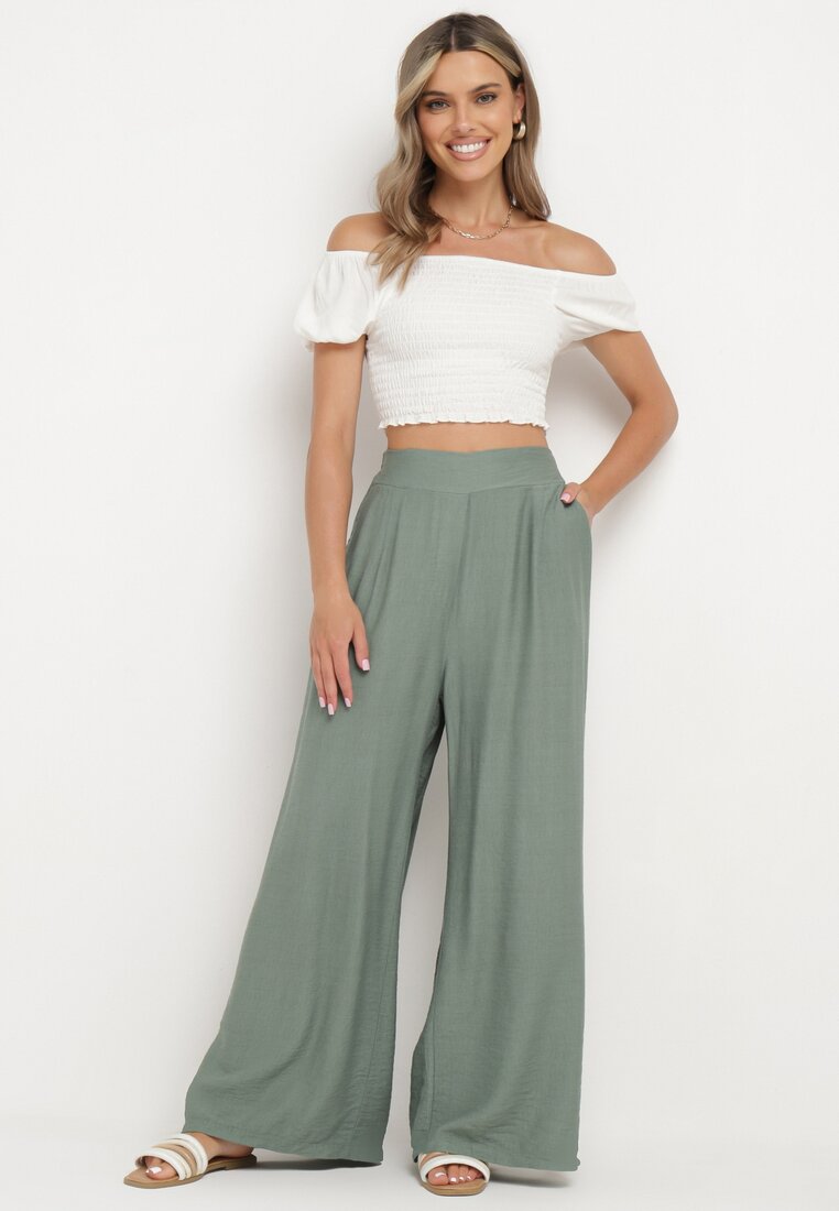 Pantaloni Verde mentă