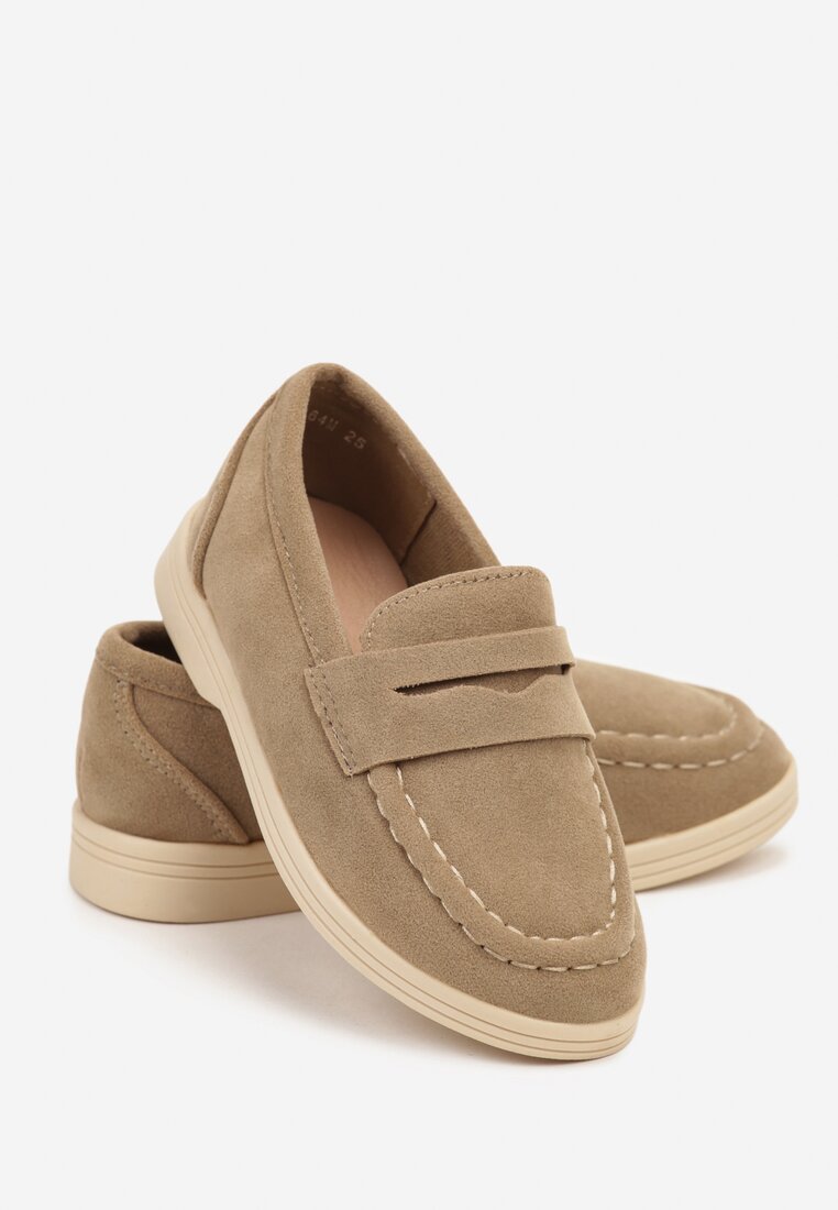 Pantofi slip-on bej Nrefia