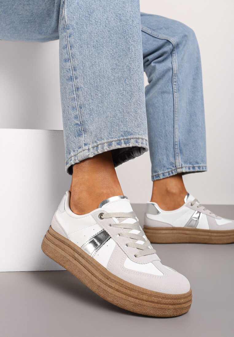 Sneakers Argintii