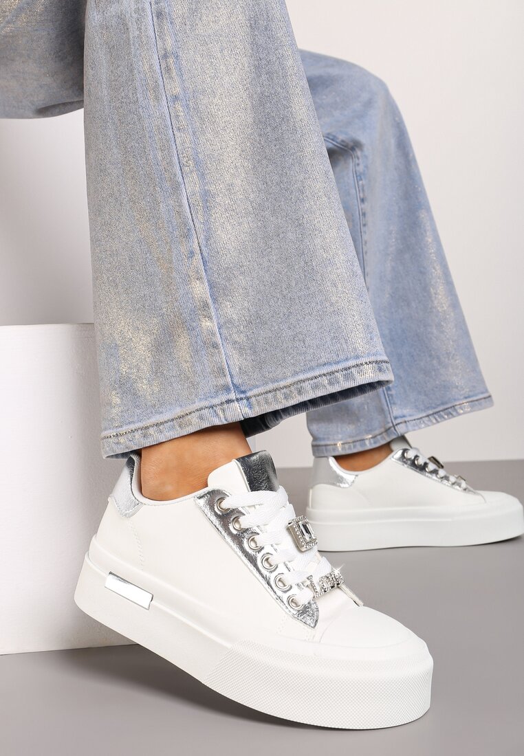 Sneakers Argintii