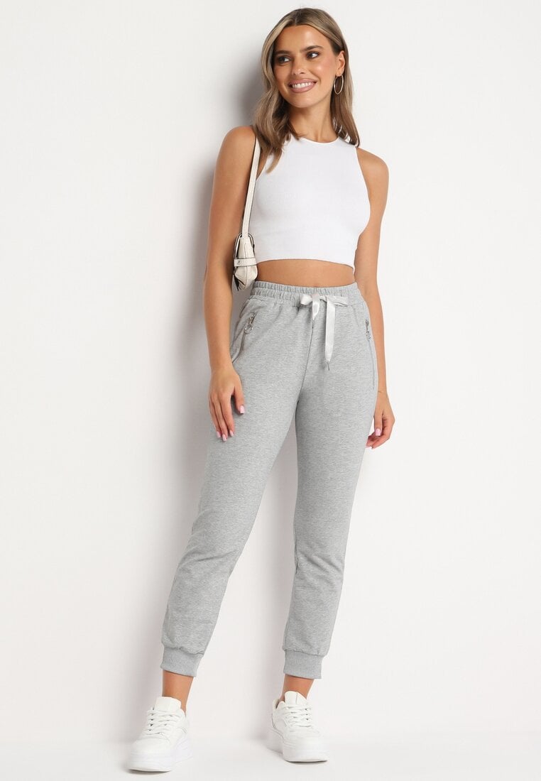 Pantaloni Gri deschis