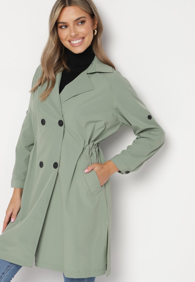 Palton Verde deschis