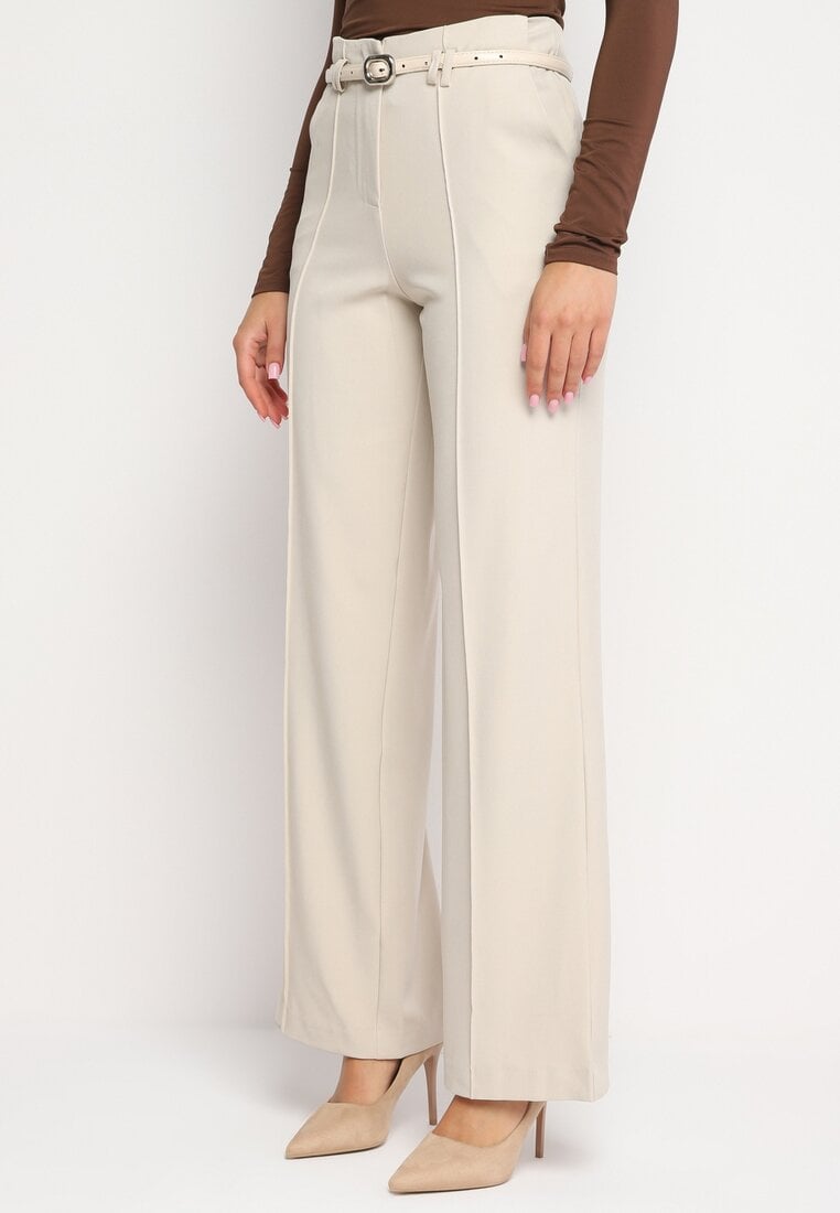 Pantaloni Bej deschis