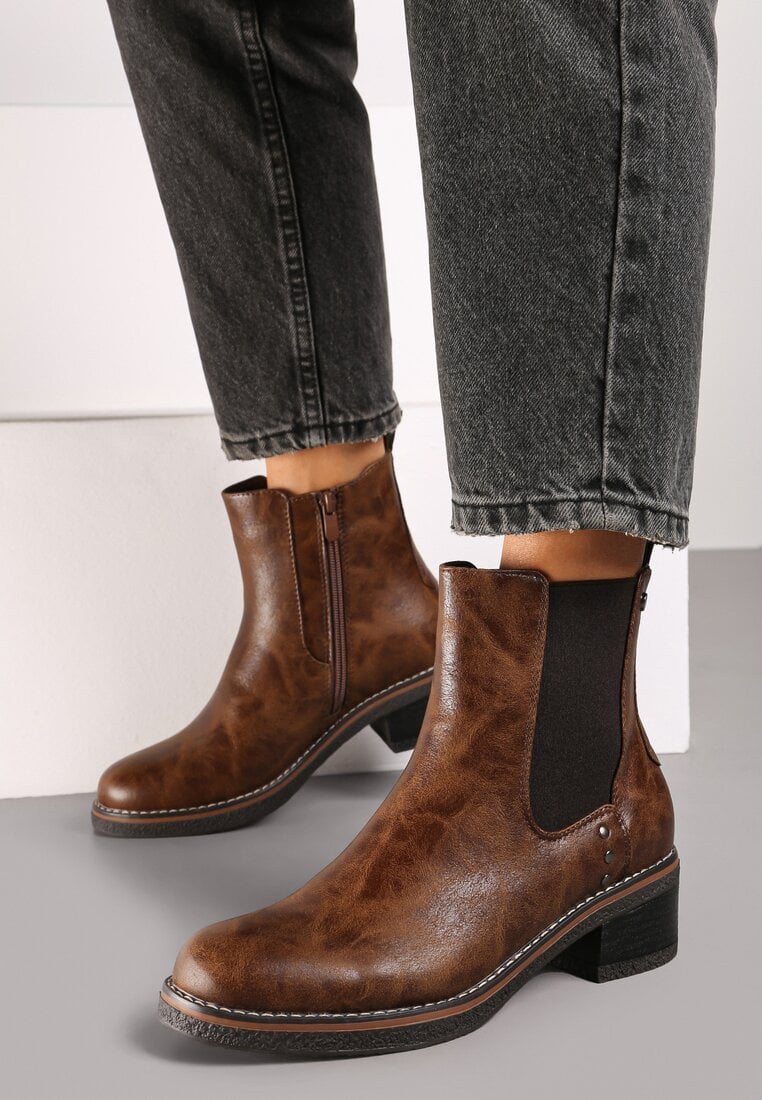 Botine Maro deschis