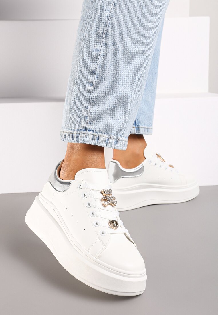 Sneakers Argintii