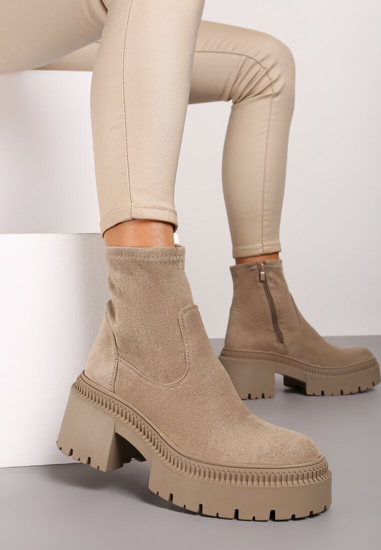 Botine Bej închis