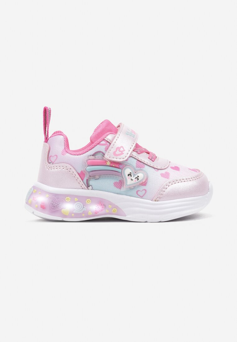 Adidași Roz Plati cu LED-uri și model de basm Eriselae