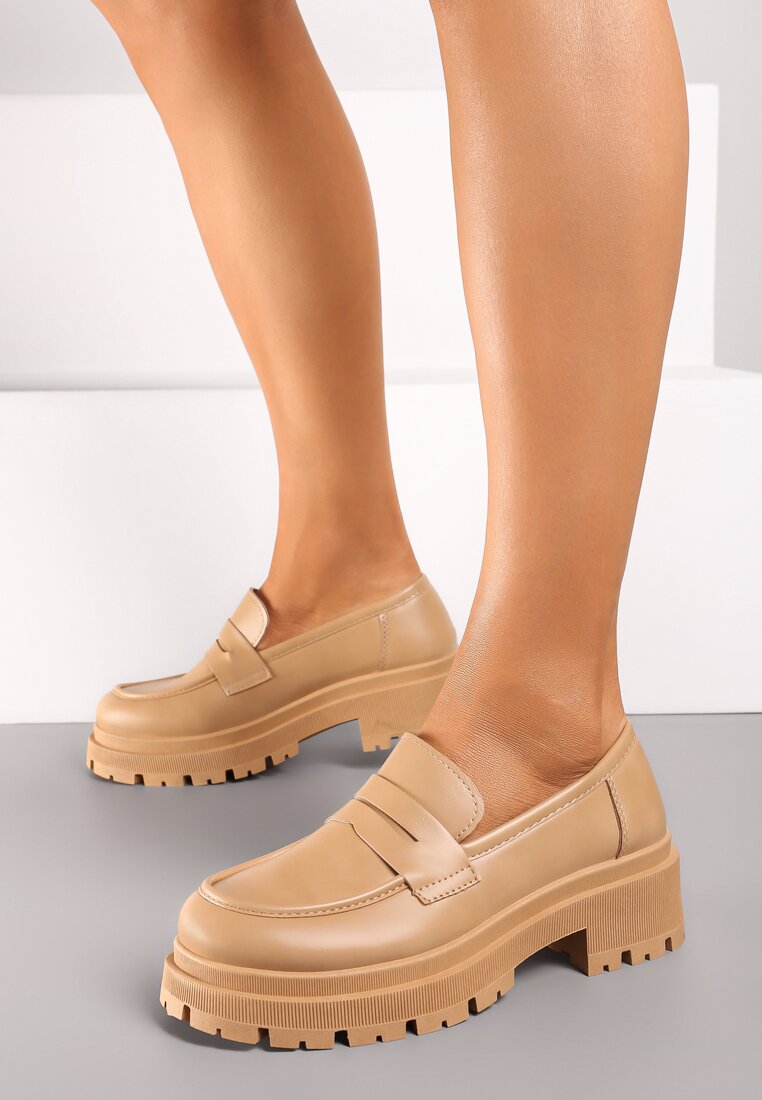 Mocasini Bej