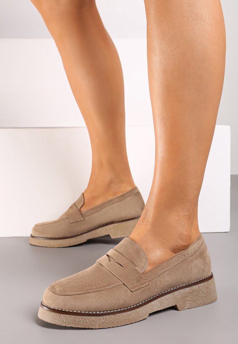 Mocasini Bej