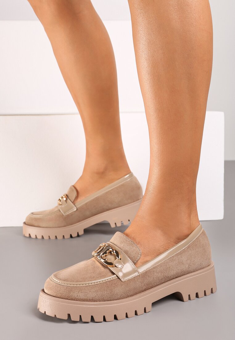 Mocasini Bej
