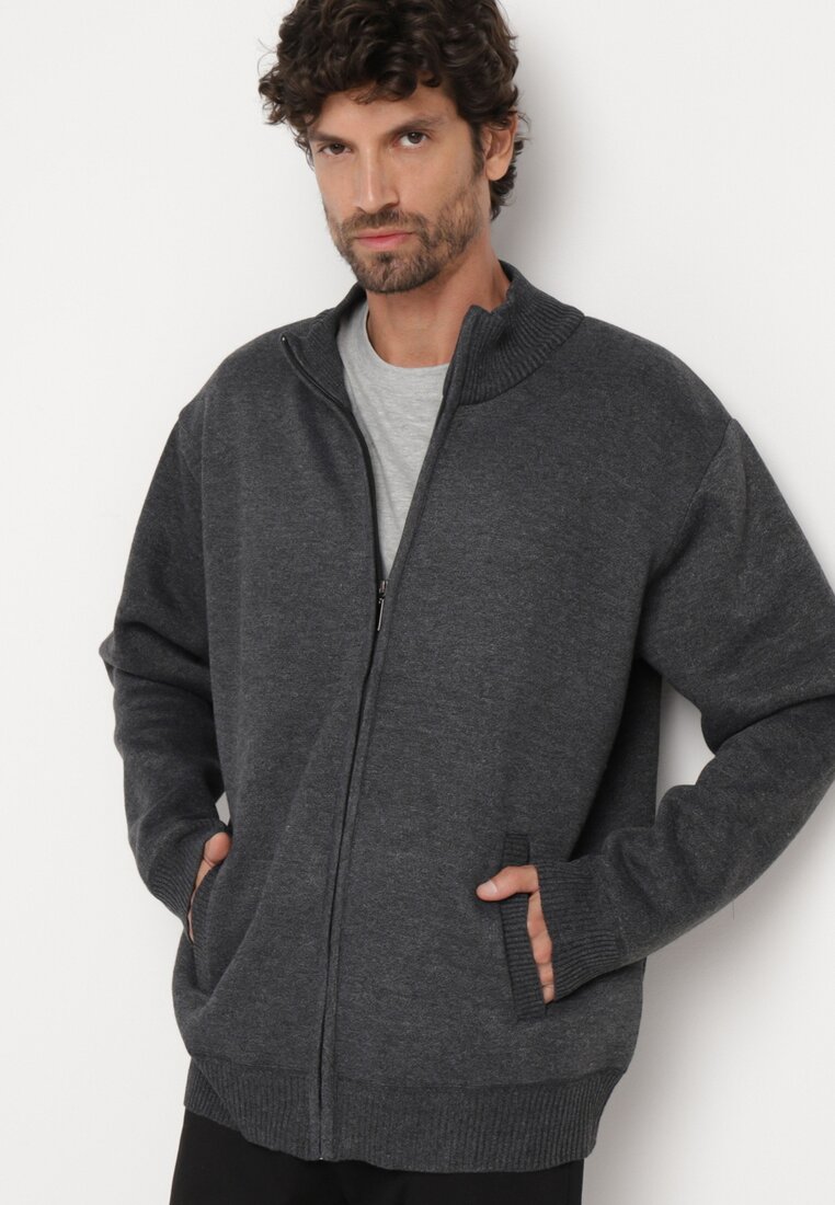 Cardigan Gri închis