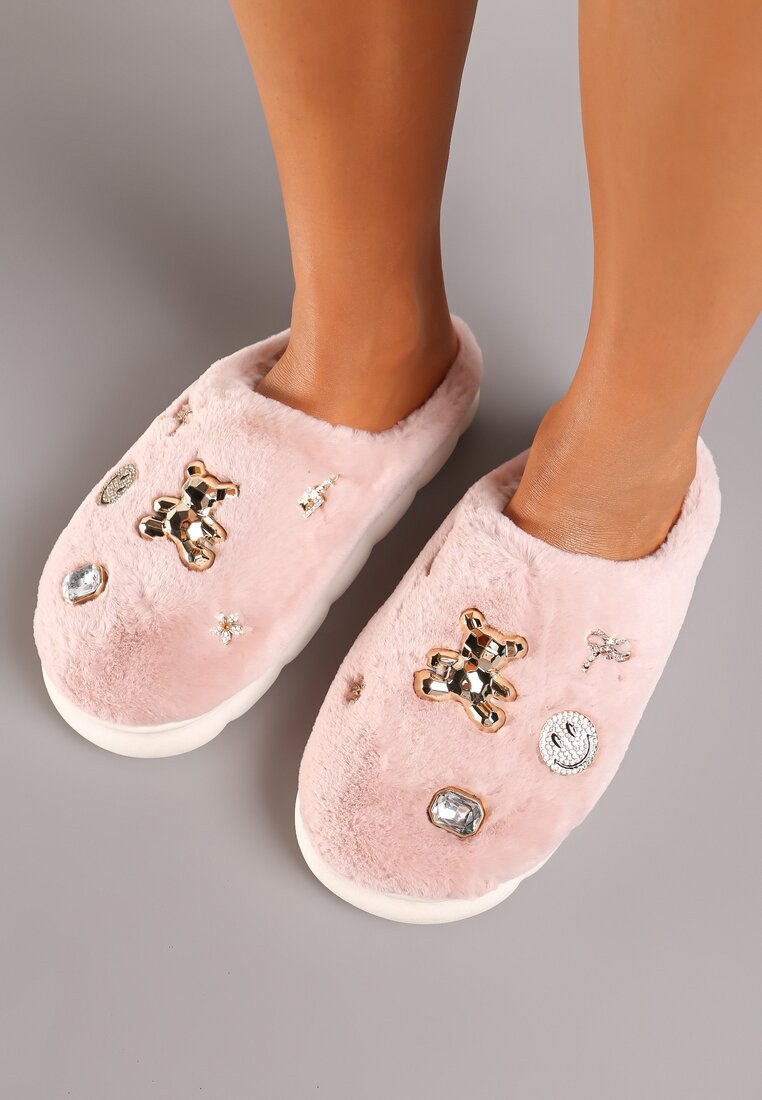 Papuci de casă Roz