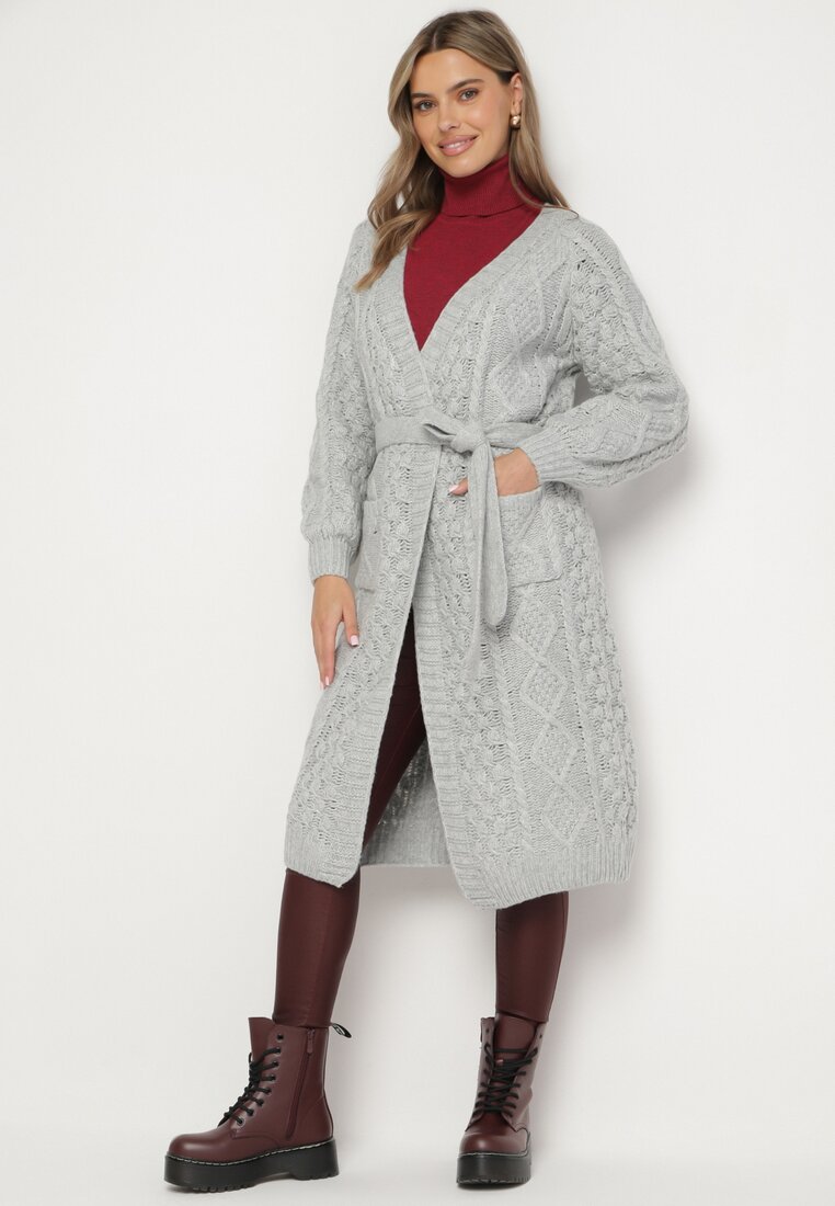 Cardigan Gri