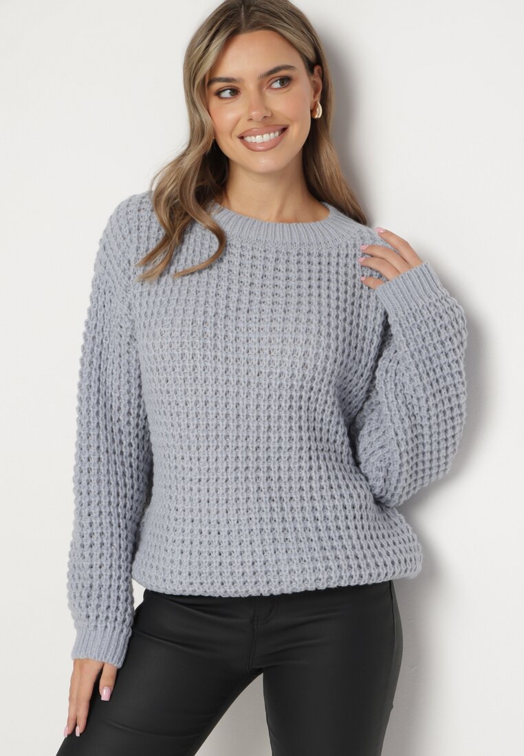 Pulover Albastru deschis