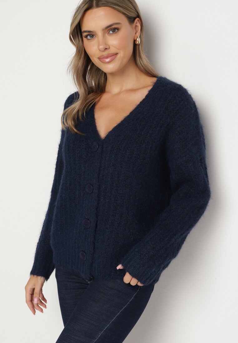 Cardigan Bleumarin
