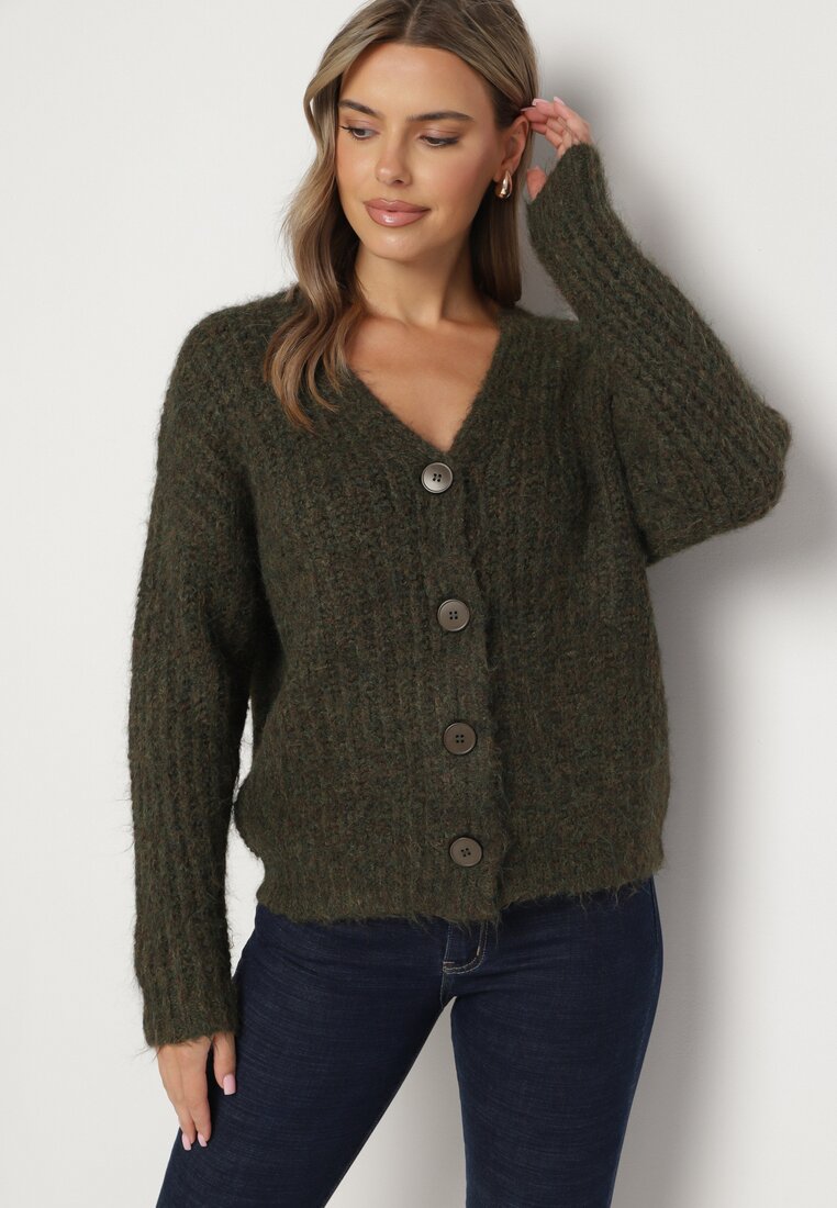 Cardigan Verde închis