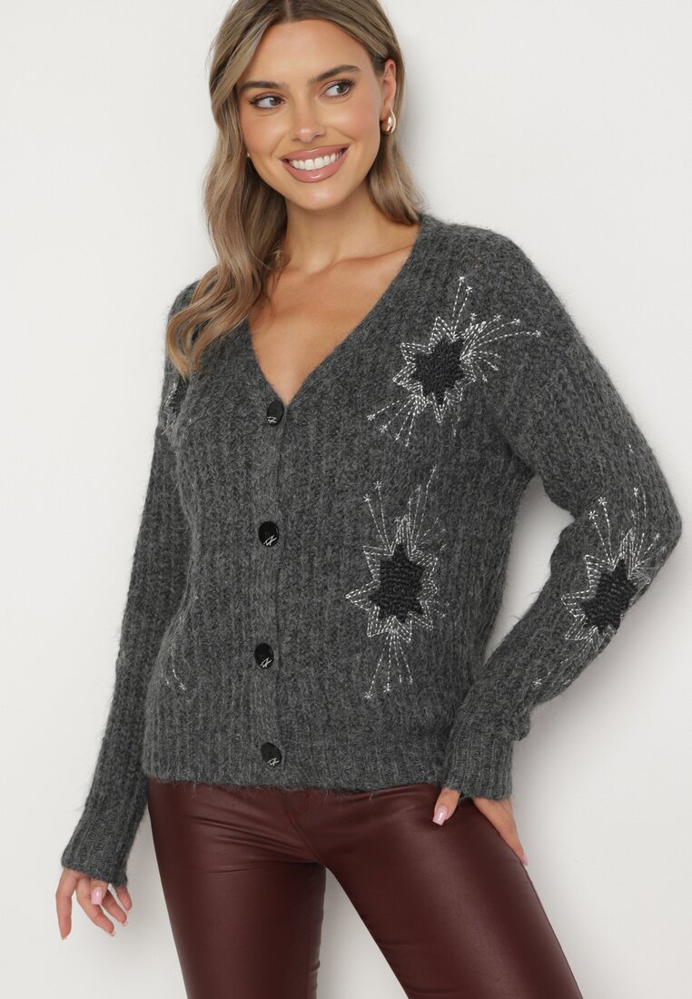 Cardigan Gri închis