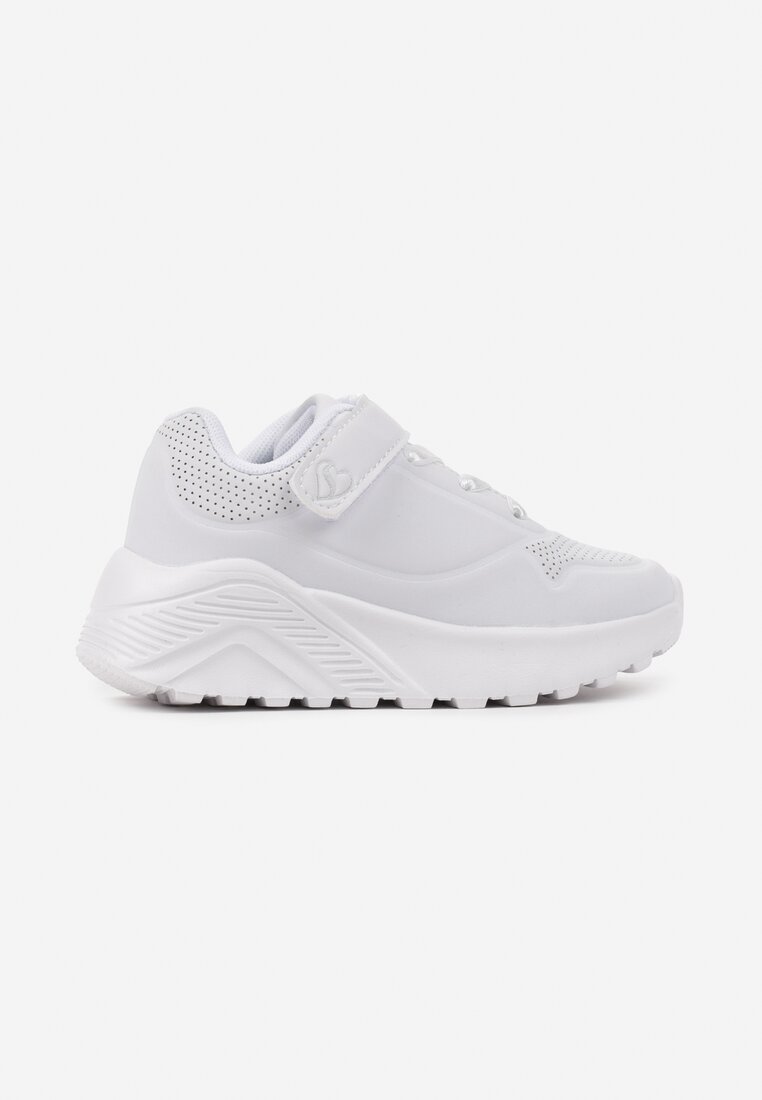 Sneakers Albi cu talpă groasă din spumă, cu prindere velcro Elorisea