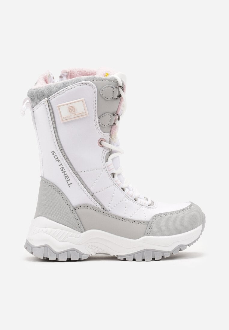 Ghete de zăpadă Albe cu talpă groasă, foarte călduroase Avatharia