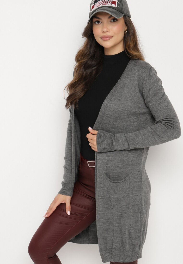 Cardigan Gri închis