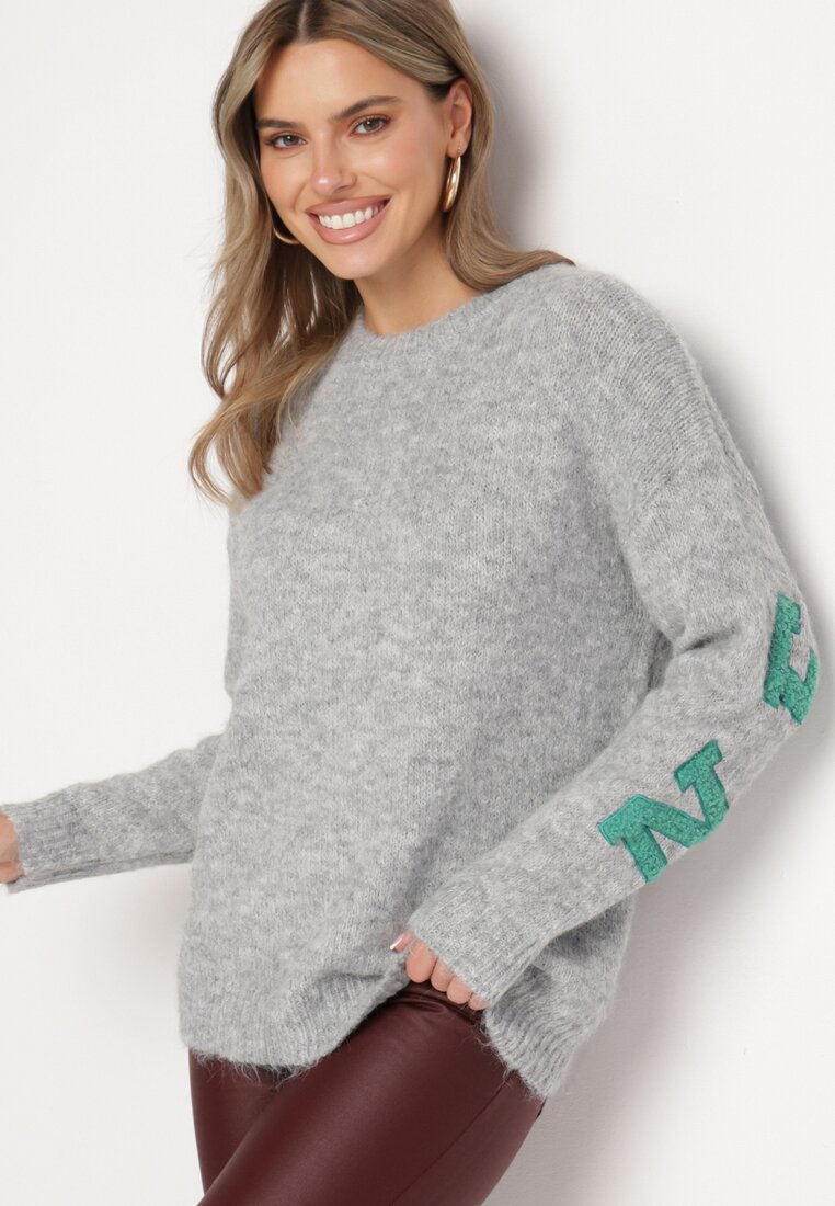 Pulover Gri