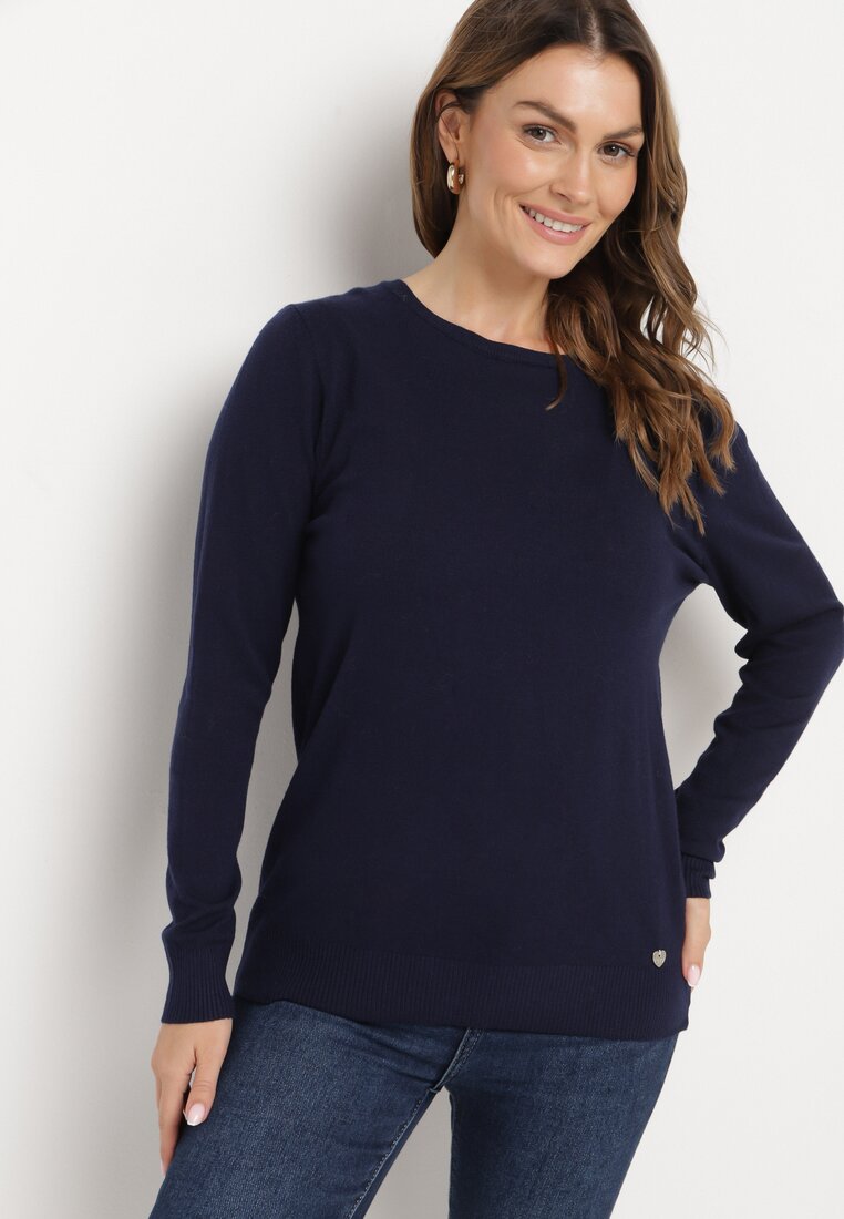 Pulover Bleumarin