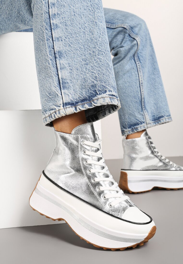 Teniși înalți Argintii